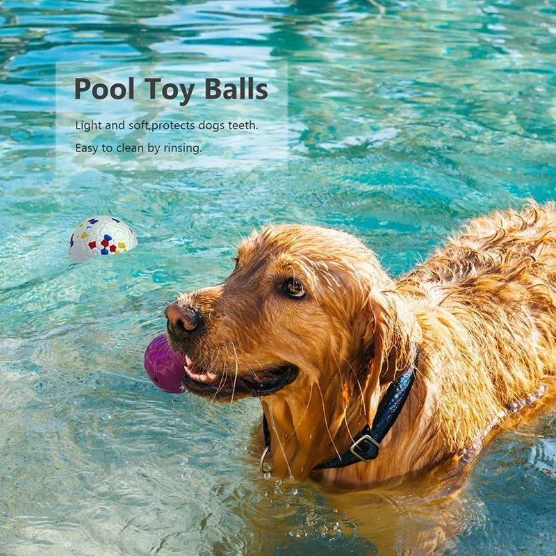 YOUSE Bite Resistant Dog Ball Toy Elastic E-TPU Chew Ball