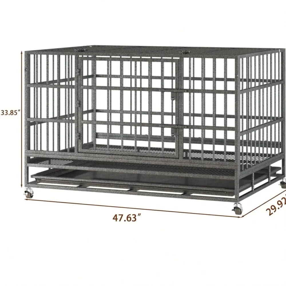 Heavy Duty Indestructible Dog Crate Playpen for Large Dogs
