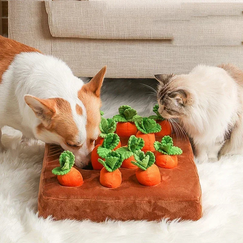 Innovative Snuffle Mat Dog Toy Interactive Plush Treat Puzzle