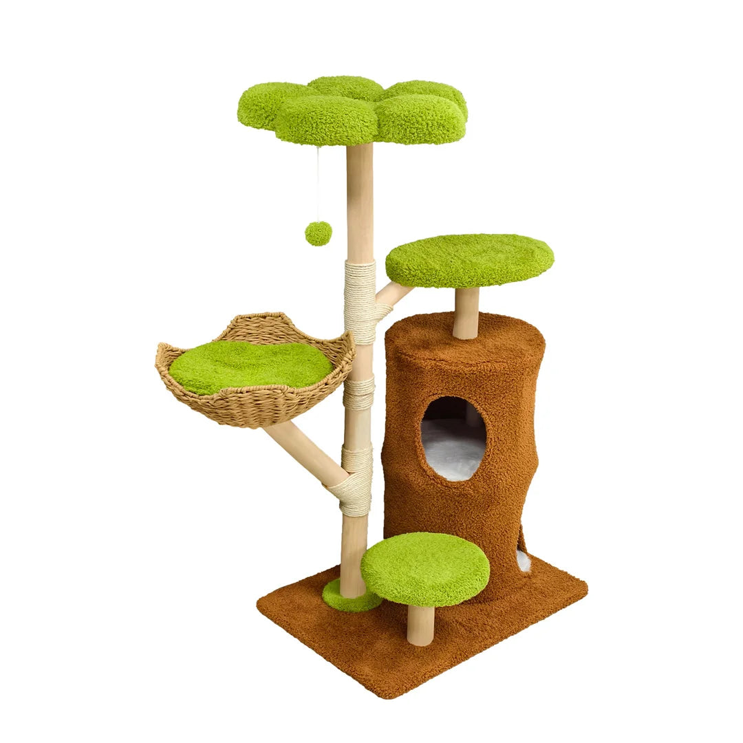BINGOPAW Multi Level Cat Tree With Scratching Posts For Cats