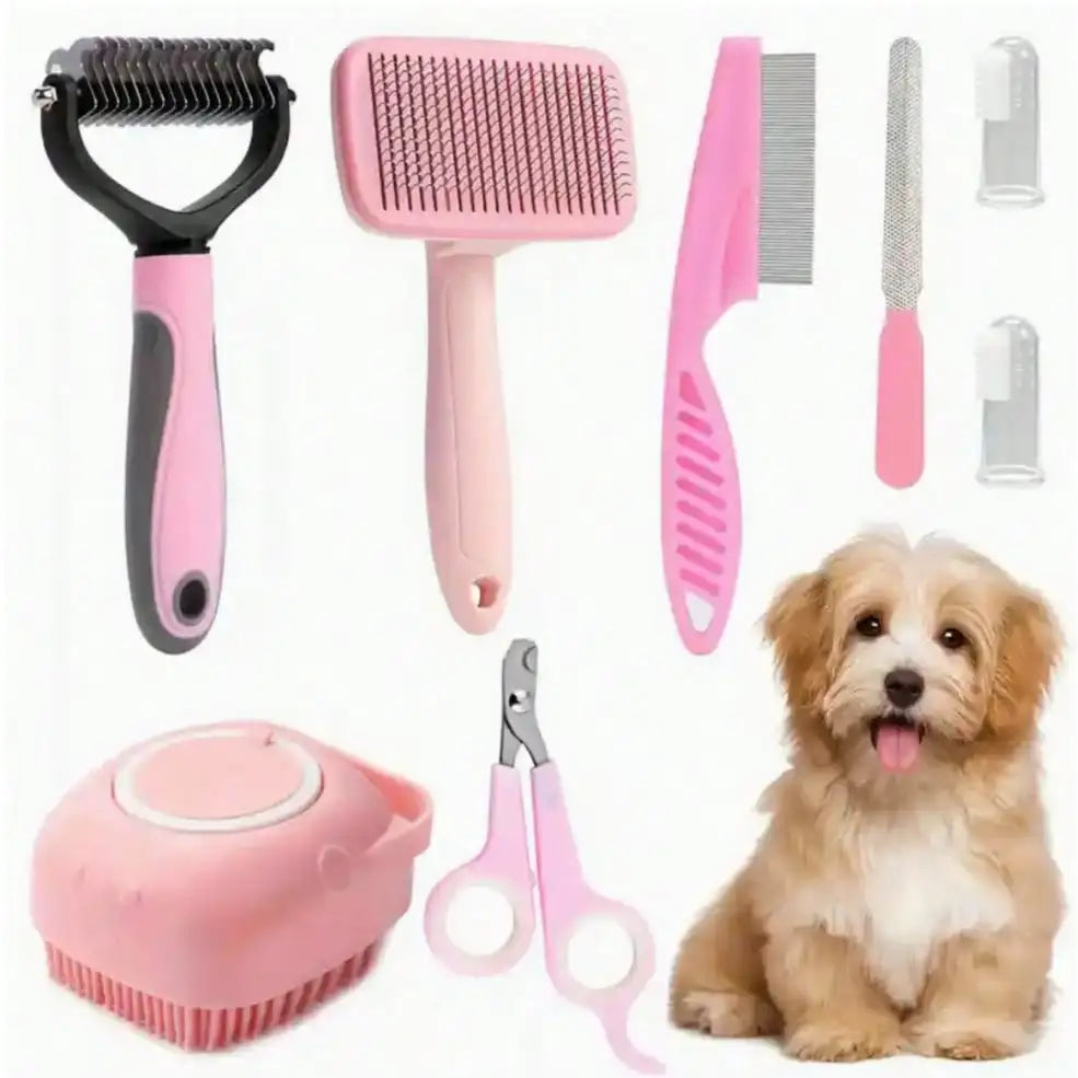 Complete Pet Grooming Kit With Clippers And Grooming Tools