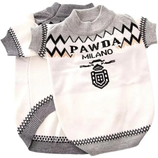 NONECN Designer Dog Clothes Sweater Shirt Outfit For Teacup Dogs