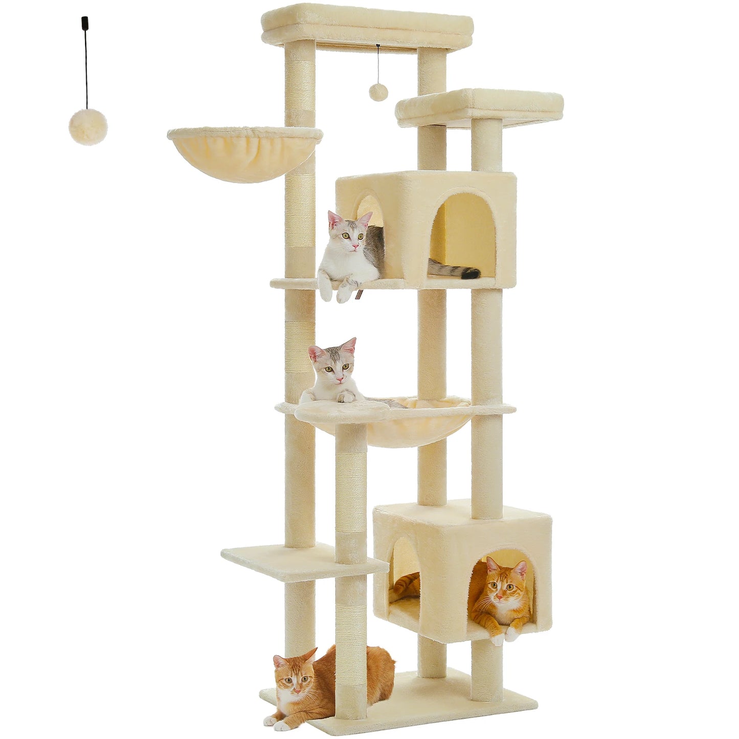 PAWZ Road Multi Level Cat Tree Tower For Indoor Cats