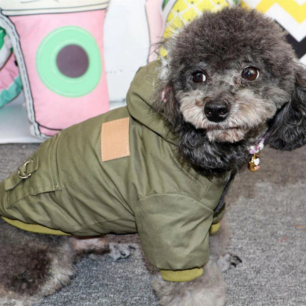 Dog Winter Coat for Small to Medium Dogs Warm Hoodie