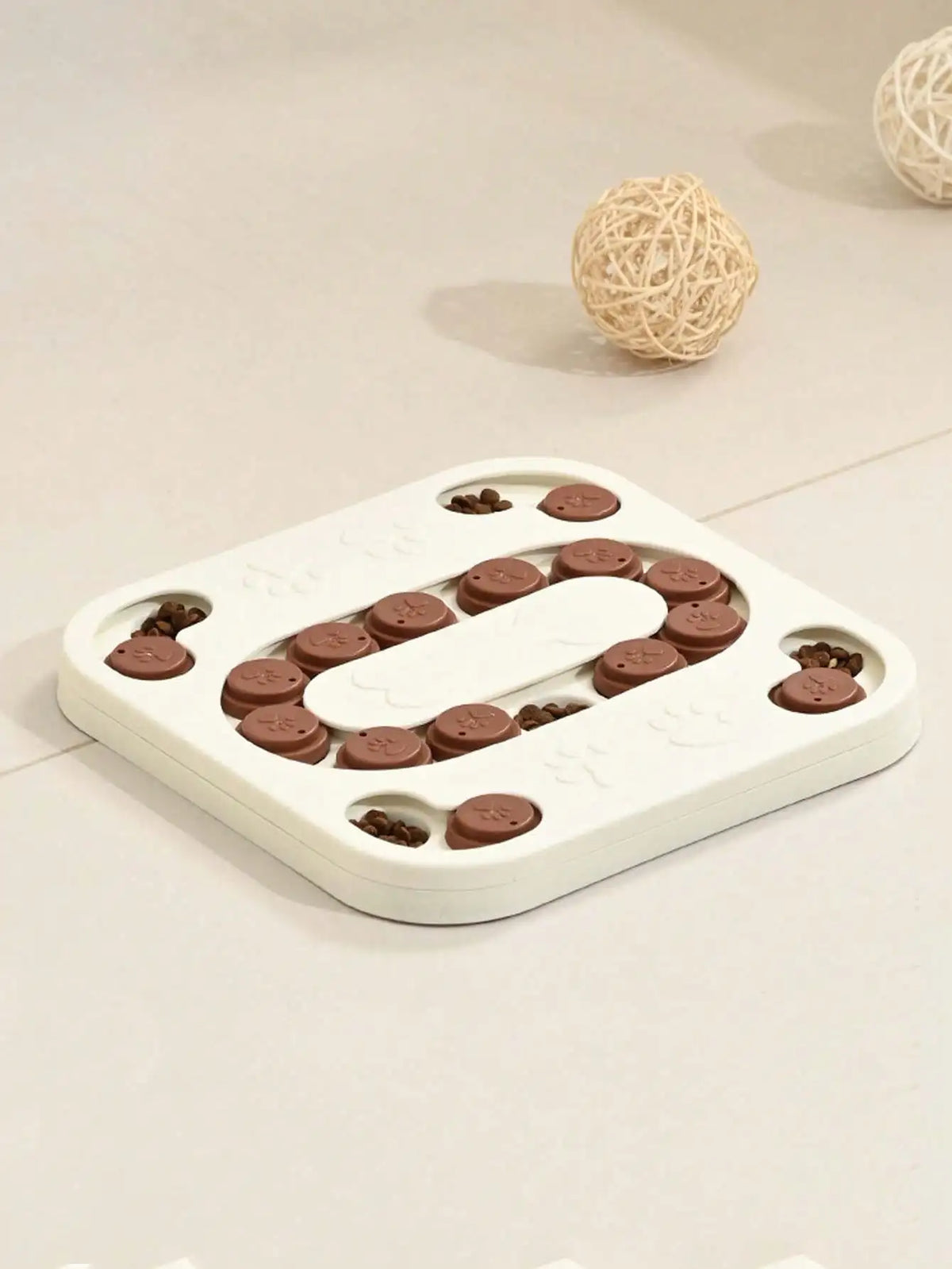 Interactive Dog And Cat Slow Feeder Puzzle Toy Treat Dispenser