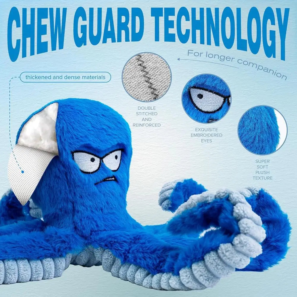 Durable Dog Toy With Squeaker And Interactive Tug Of War