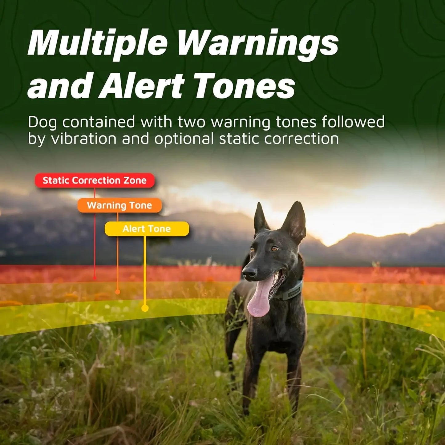 GPS Wireless Dog Fence Collar, Accurate And Reliable, No Subscription