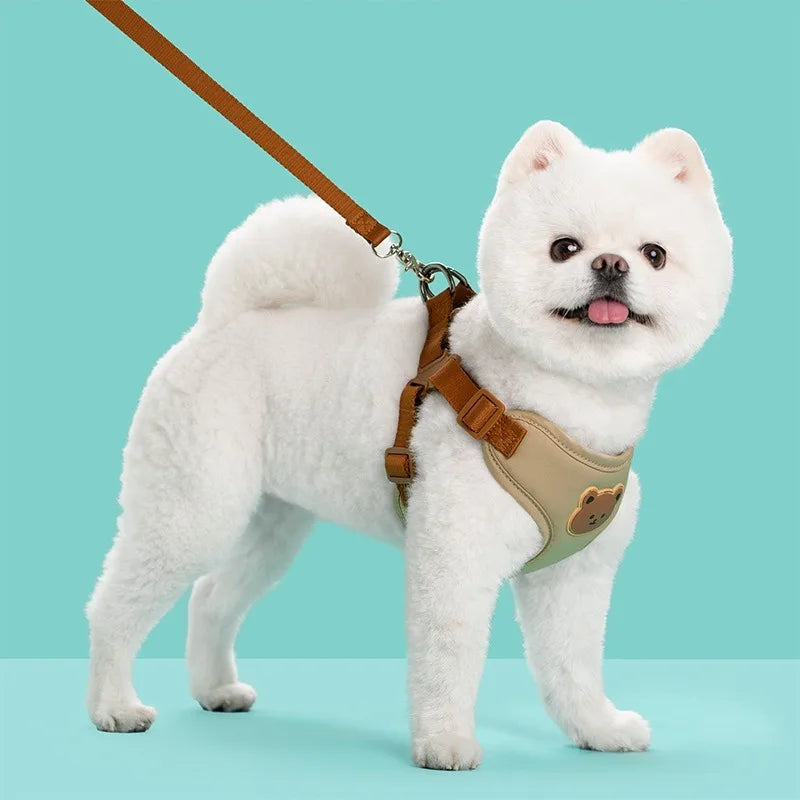 Pet Dog Harness Leash Set Breathable Vest Chest Strap Dogs