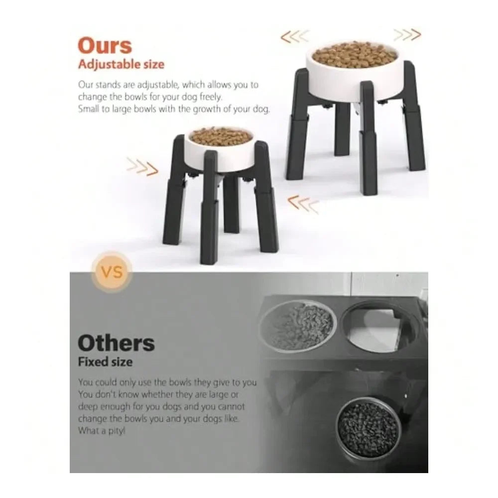Dog Bowl Stand With Adjustable Feature For Pets Everywhere