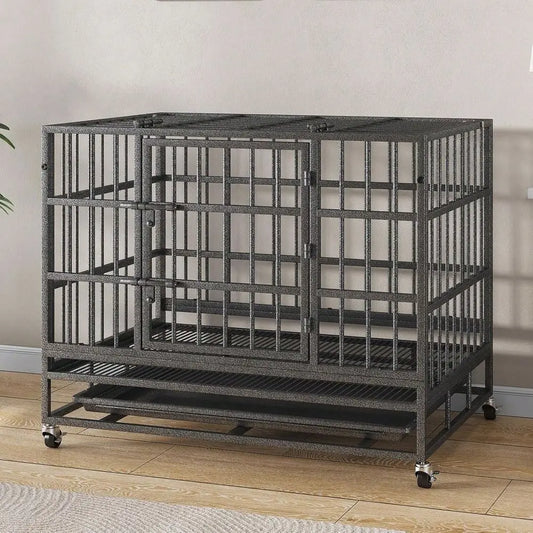 Heavy Duty Indestructible Dog Crate Playpen for Large Dogs