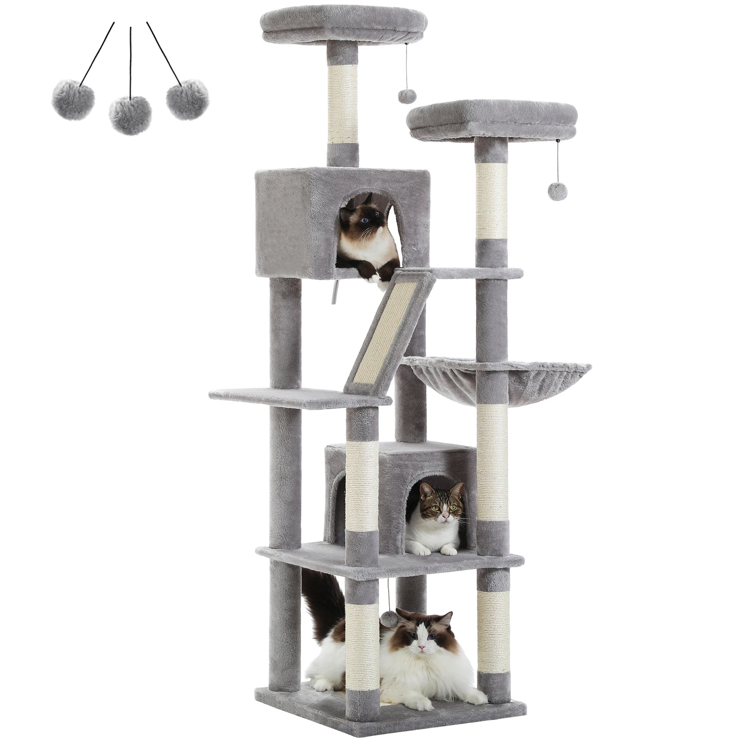 PAWZ Road Multi Level Cat Tree Tower For Indoor Cats