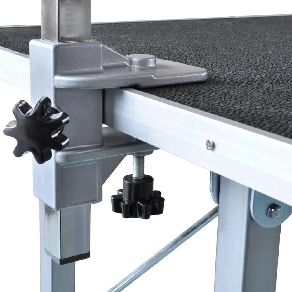 VidaXL Collapsible Pet Grooming Table With Adjustable Arm Nooses