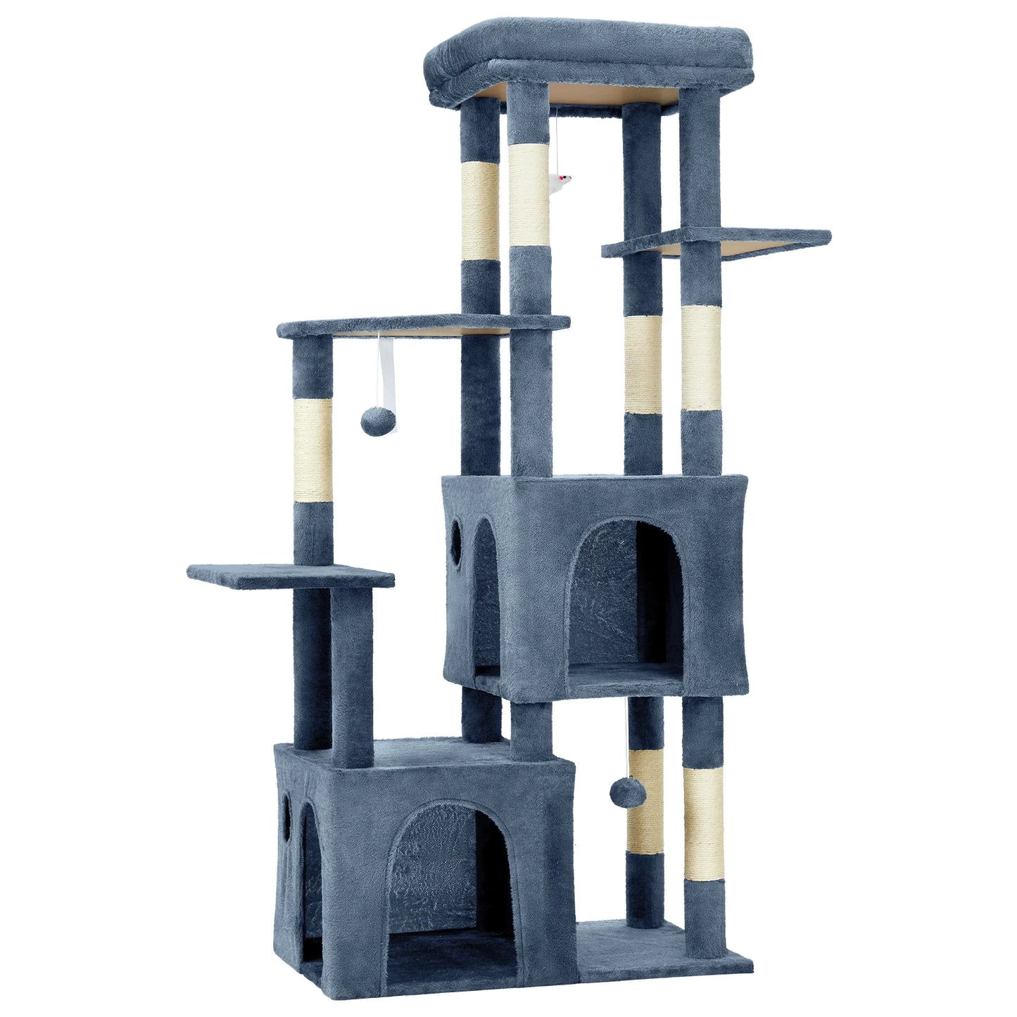 HiMISS Multi-Level Cat Tree Tower For Indoor Maine Coons