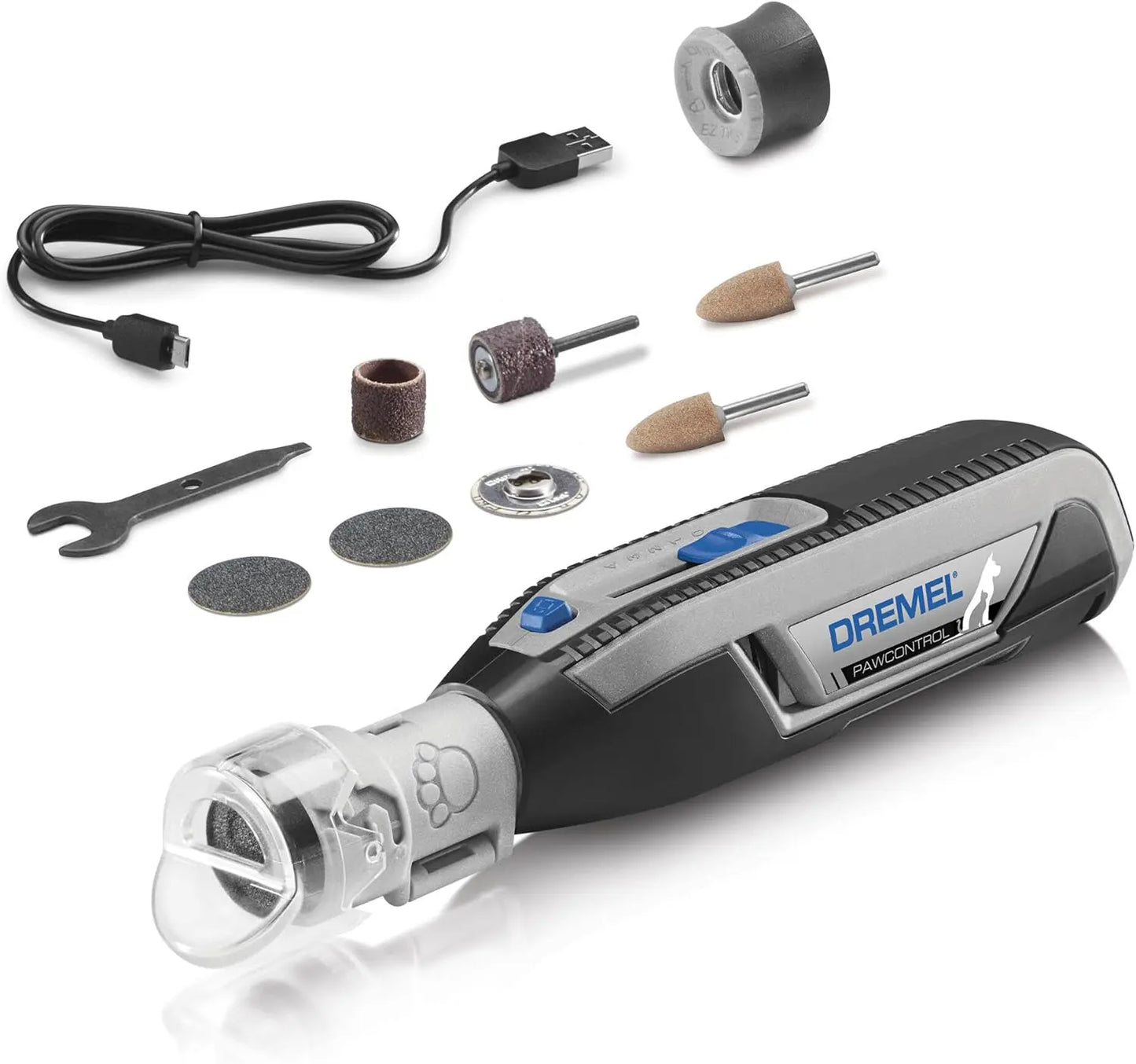 Cordless Pet Nail Grinder And Trimmer Kit For Dogs Cats