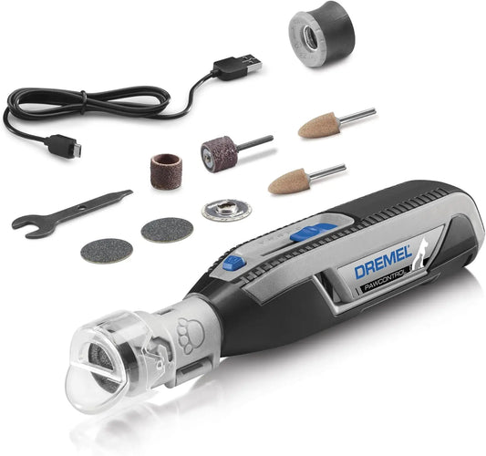 Cordless Pet Nail Grinder And Trimmer Kit For Dogs Cats