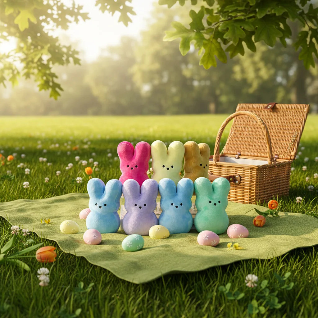 Cross Border Plush Rabbit Toys Set For Pets Polyester Material