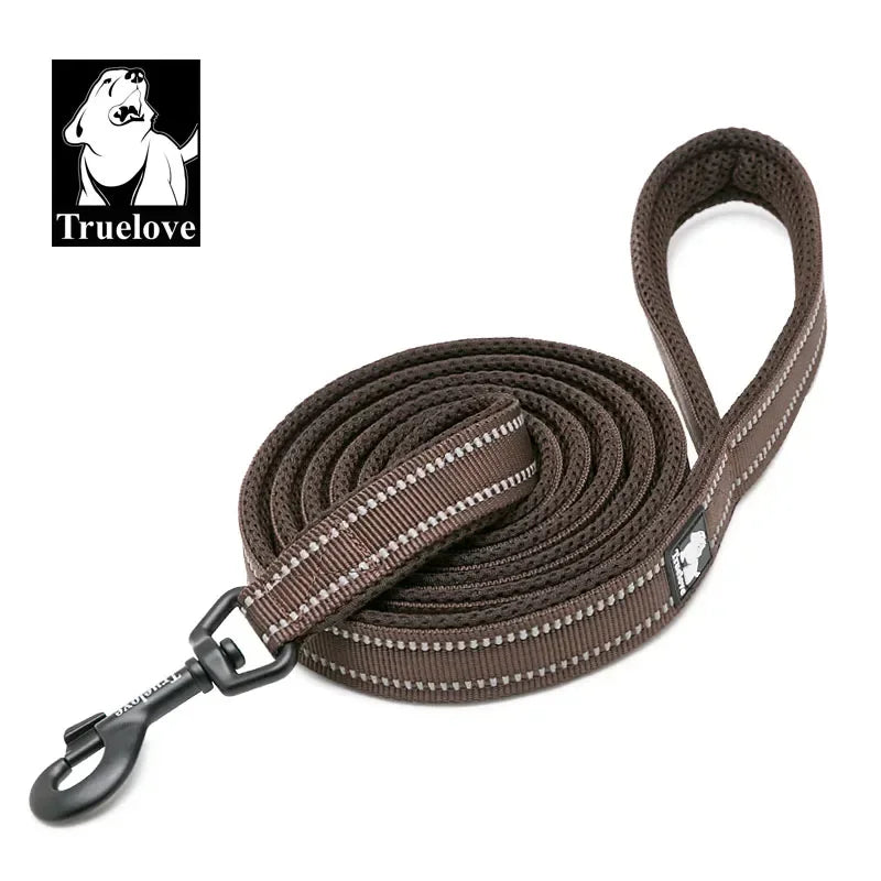 TRUELOVE Soft Pet Leash Reflective Nylon Mesh Padded For Pets