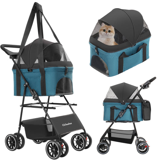 Chihuahua Three In One Pet Stroller For Dogs And Cats