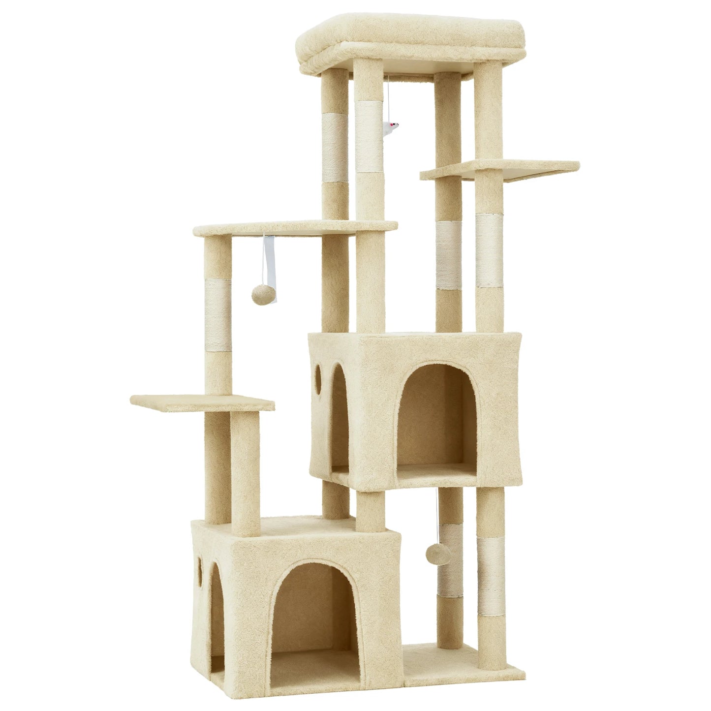 HiMISS Multi-Level Cat Tree Tower For Indoor Maine Coons