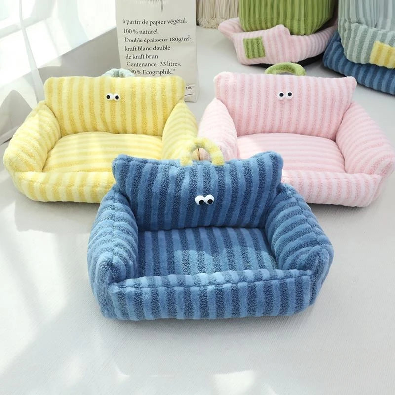 Winter Luxurious Pet Sofa Bed For Small Dogs And Cats