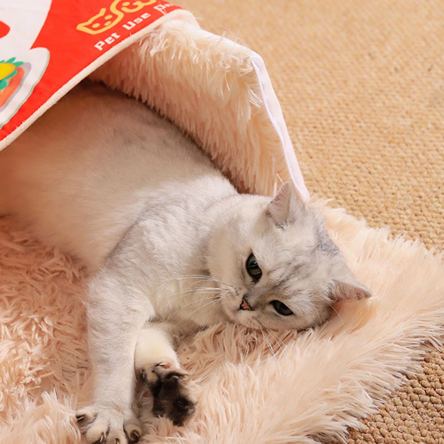 NONECN Universal Snack Box Cat Bed Enclosed For Home Travel