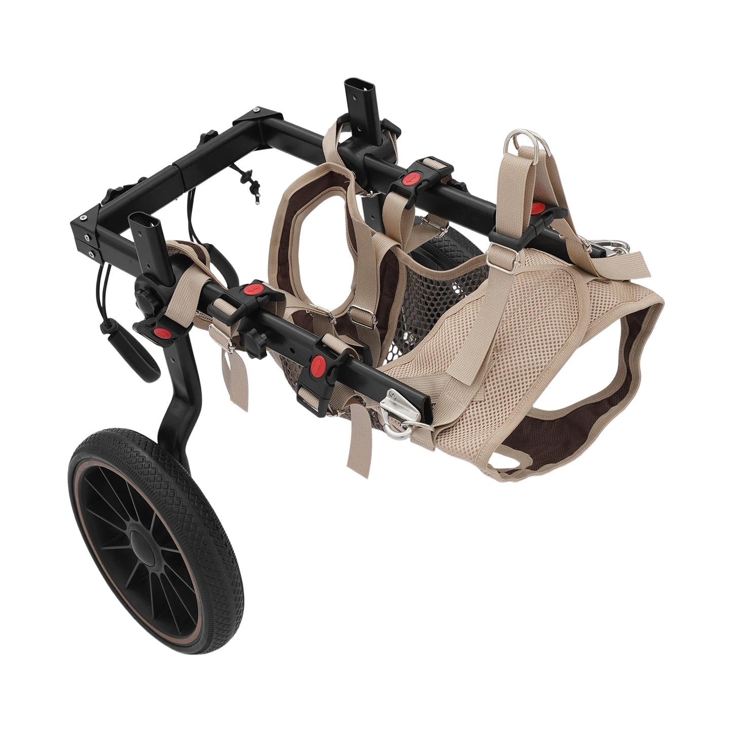 Bymaocar Adjustable Dog Wheelchair For Hind Leg Rehabilitation