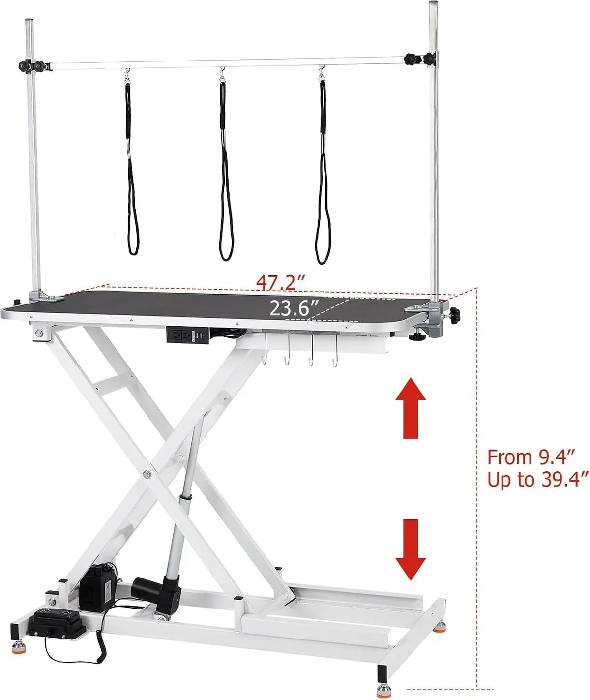 Garvee Electric Pet Grooming Table With Adjustable Height And Accessories