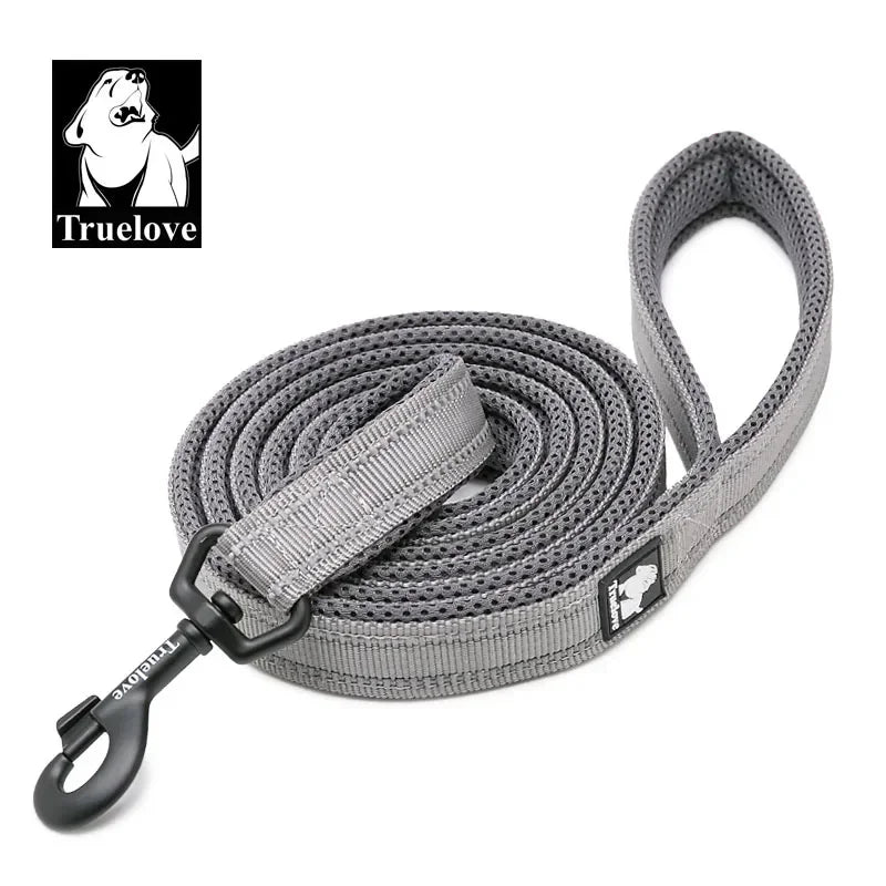 TRUELOVE Soft Pet Leash Reflective Nylon Mesh Padded For Pets