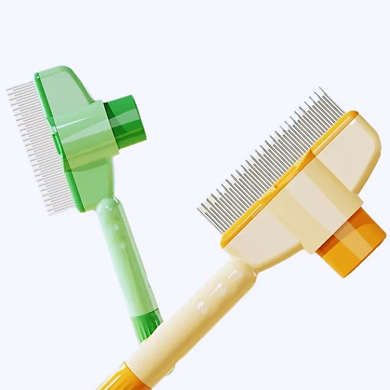 Self Cleaning Dog Grooming Comb One Button Pet Hair Remover