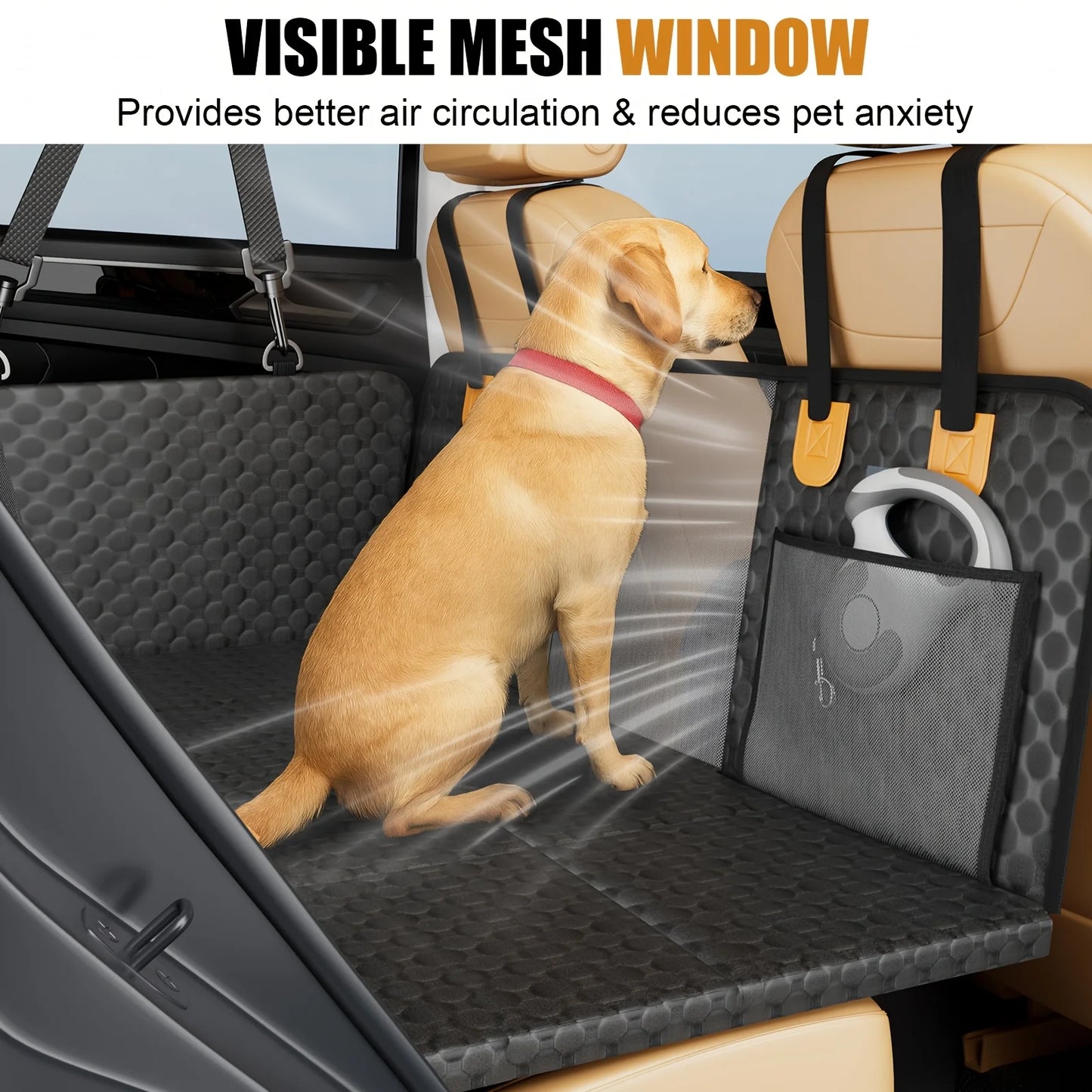 Dog Car Seat Cover Back Seat Hammock With Extender