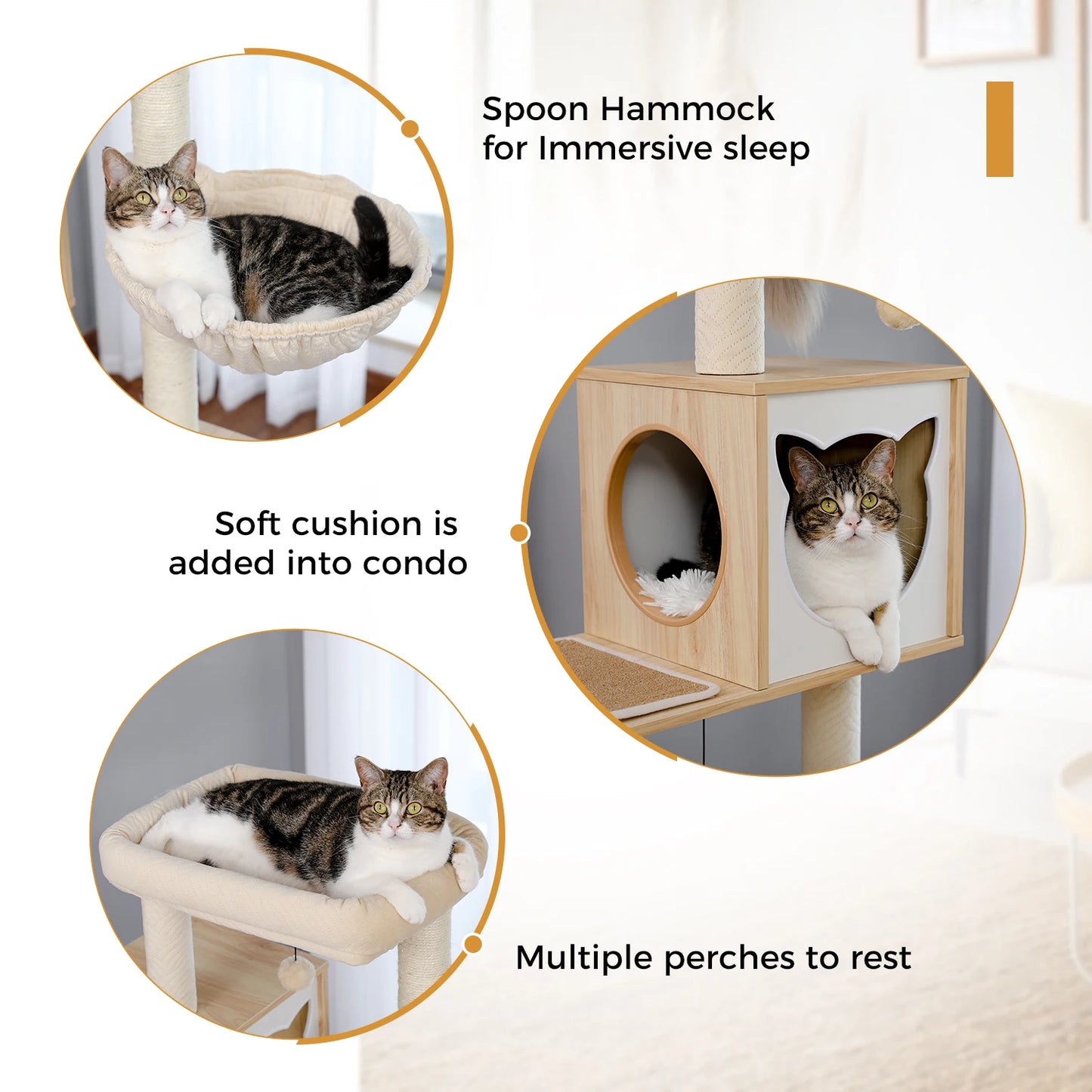 PAWZ Road Cat Tree With Litter Box Enclosure And Storage