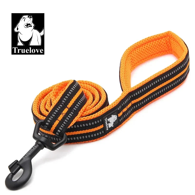 TRUELOVE Soft Pet Leash Reflective Nylon Mesh Padded For Pets