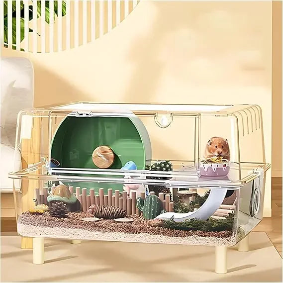 Small Animal Habitat Enclosure For Hamsters And Guinea Pigs